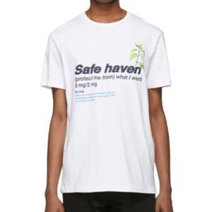 RESORT CORPS White Safe Haven T-shirt Tee size L‎
